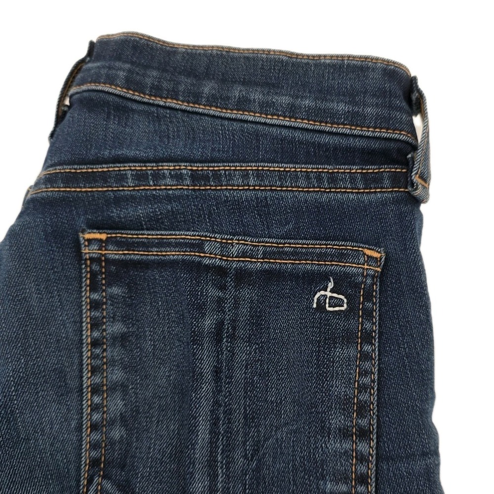 Rag & Bone Ankle Skinny Jeans Womens 26 Blue Denim Cotton - Picture 9 of 9